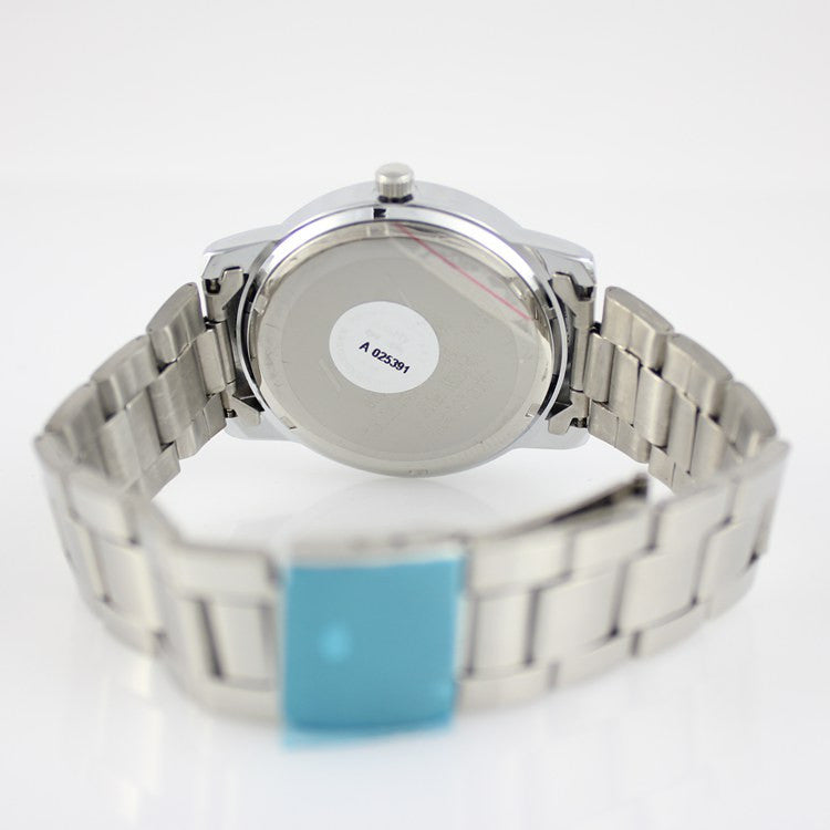 Nary Women's White Dial Stainless Steel Dress Watch-B6003W