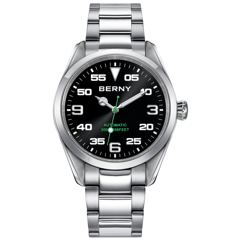 Business men's mechanical watch fully automatic stainless steel genuine luminous waterproof