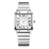 men's watch men's business Roman square watch luminous waterproof Guangzhou watch quartz watch men's watch