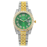 full diamond Roman pattern calendar fashion ladies watch female watch quartz watch manufacturer spot delivery
