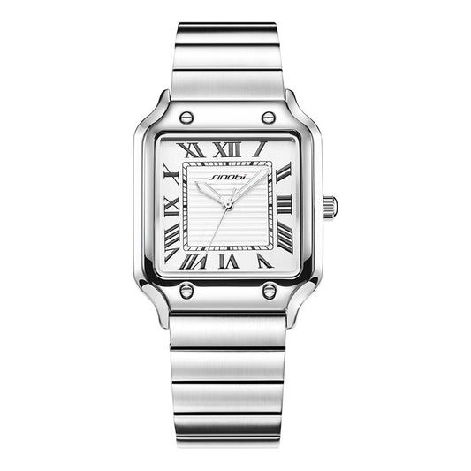 men's watch men's business Roman square watch luminous waterproof Guangzhou watch quartz watch men's watch